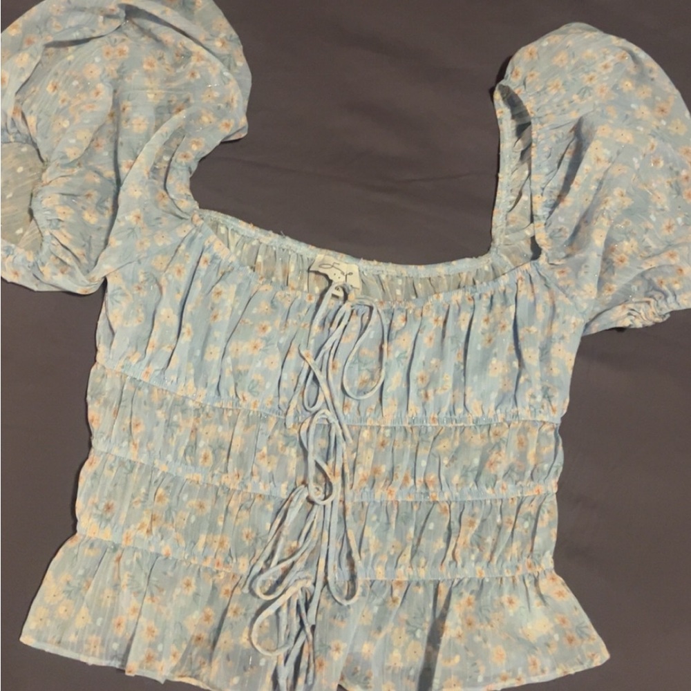 Sabo Skirt Puff Sleeve Top